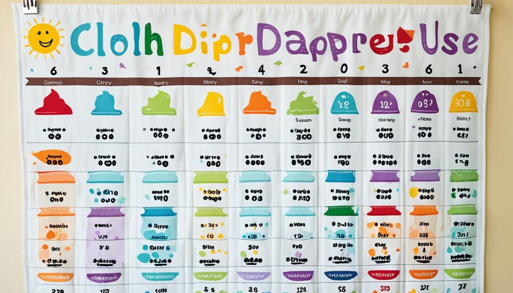 Cloth diaper usage per day
